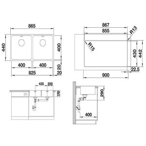 Chậu Rửa Bát Blanco Andano 400 1