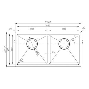 Sink Kn8745dub 1