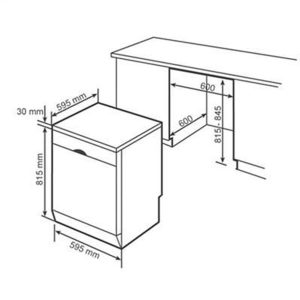 Máy Rửa Bát Kaff Kf A45uvtft 4