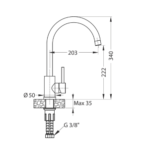 Vòi rửa bát Roslerer RL-901 New